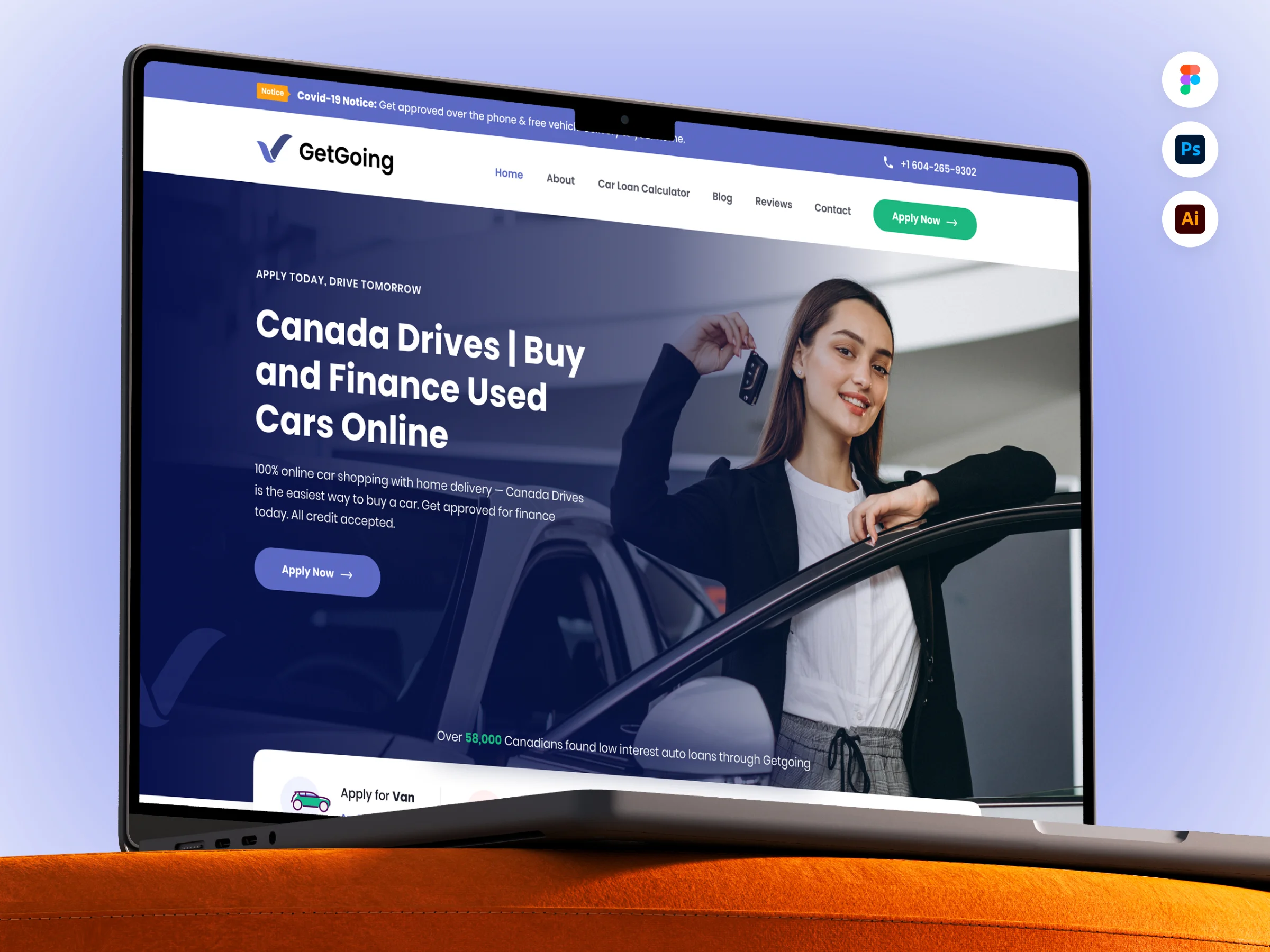 Getgoing – Auto Loan Website
