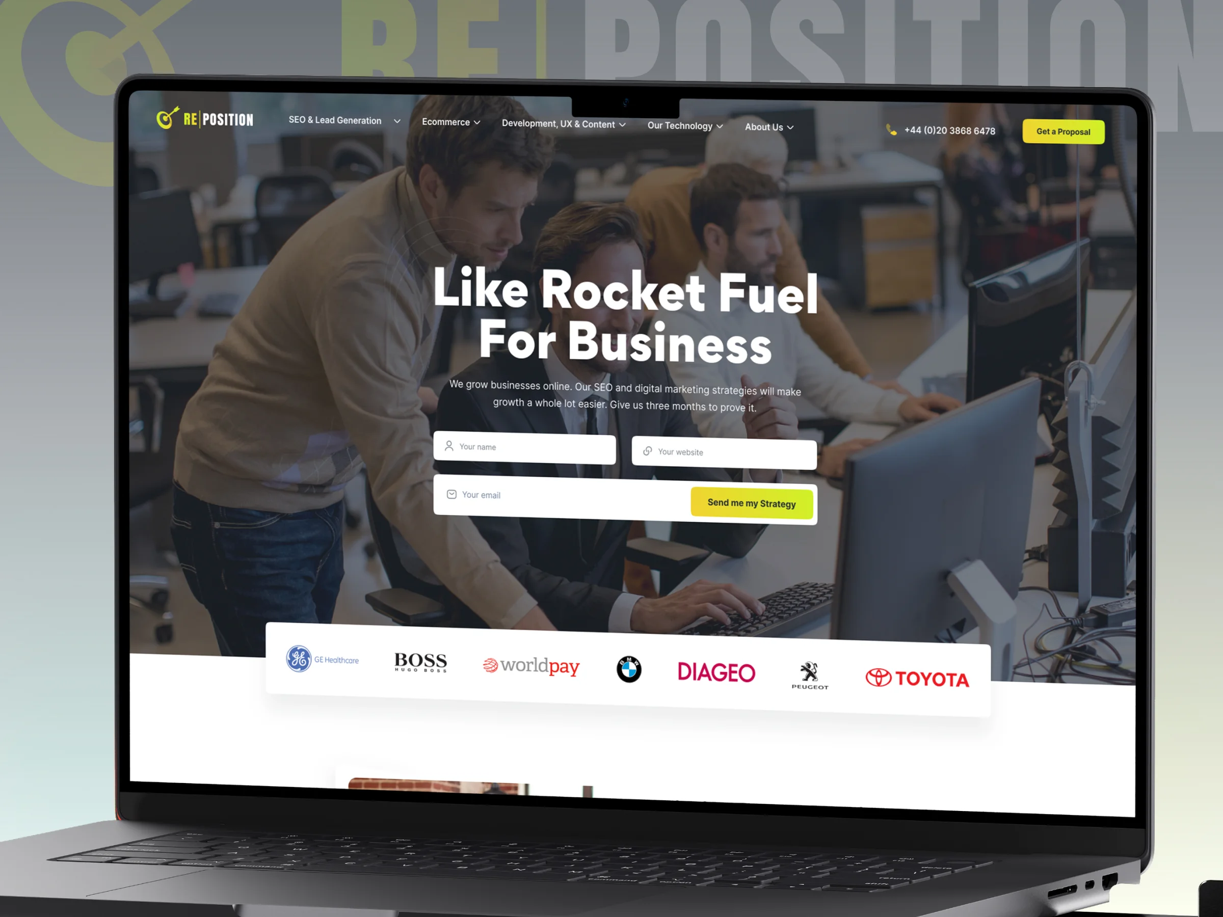 Reposition – Digital Marketing Agency Website