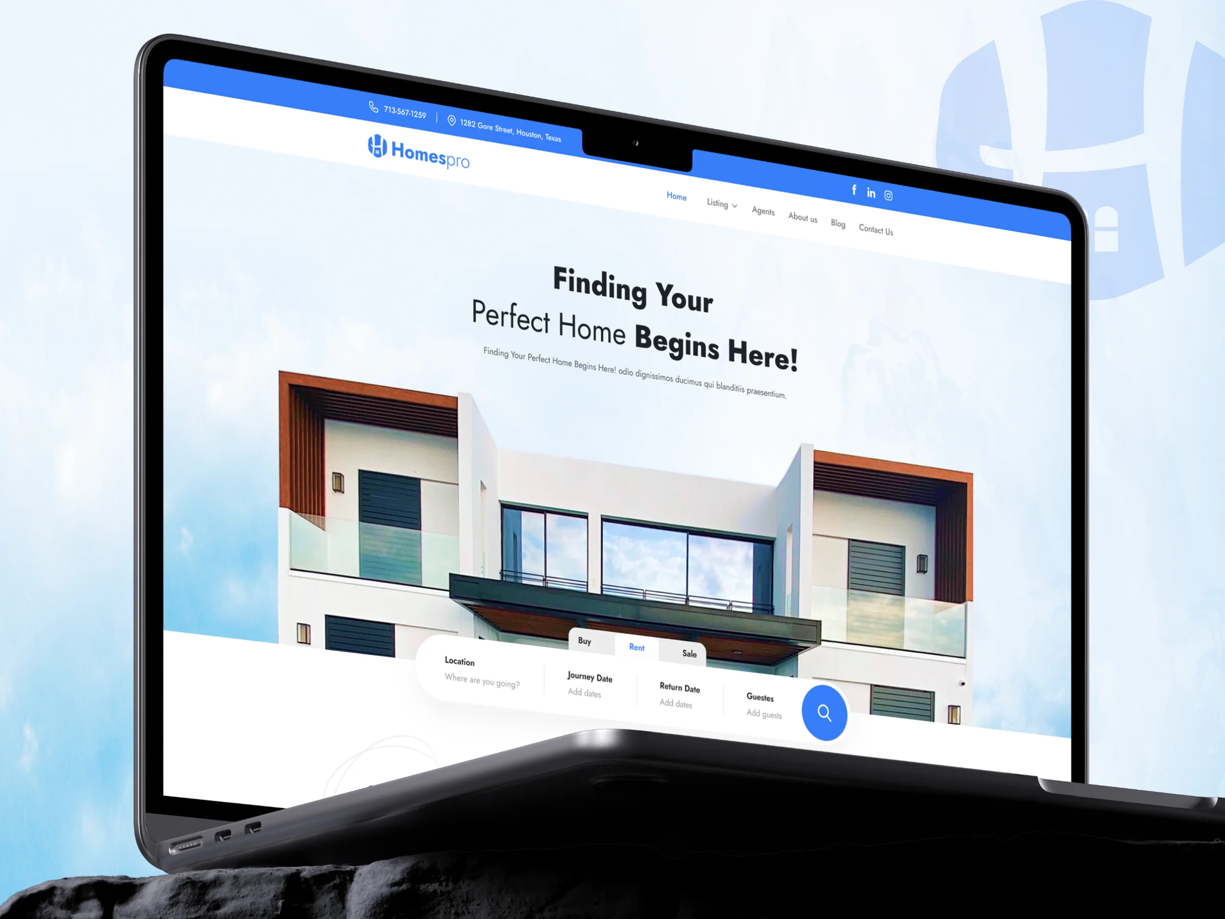 Homespro – Real Estate Website