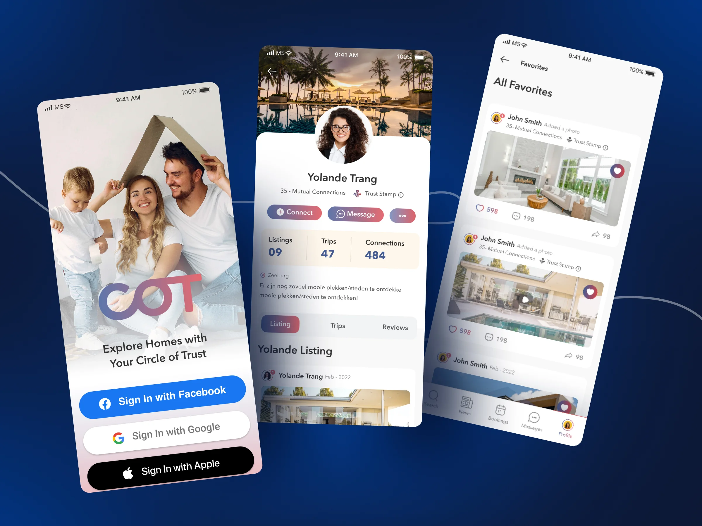 COT – Real Estate Mobile App Design