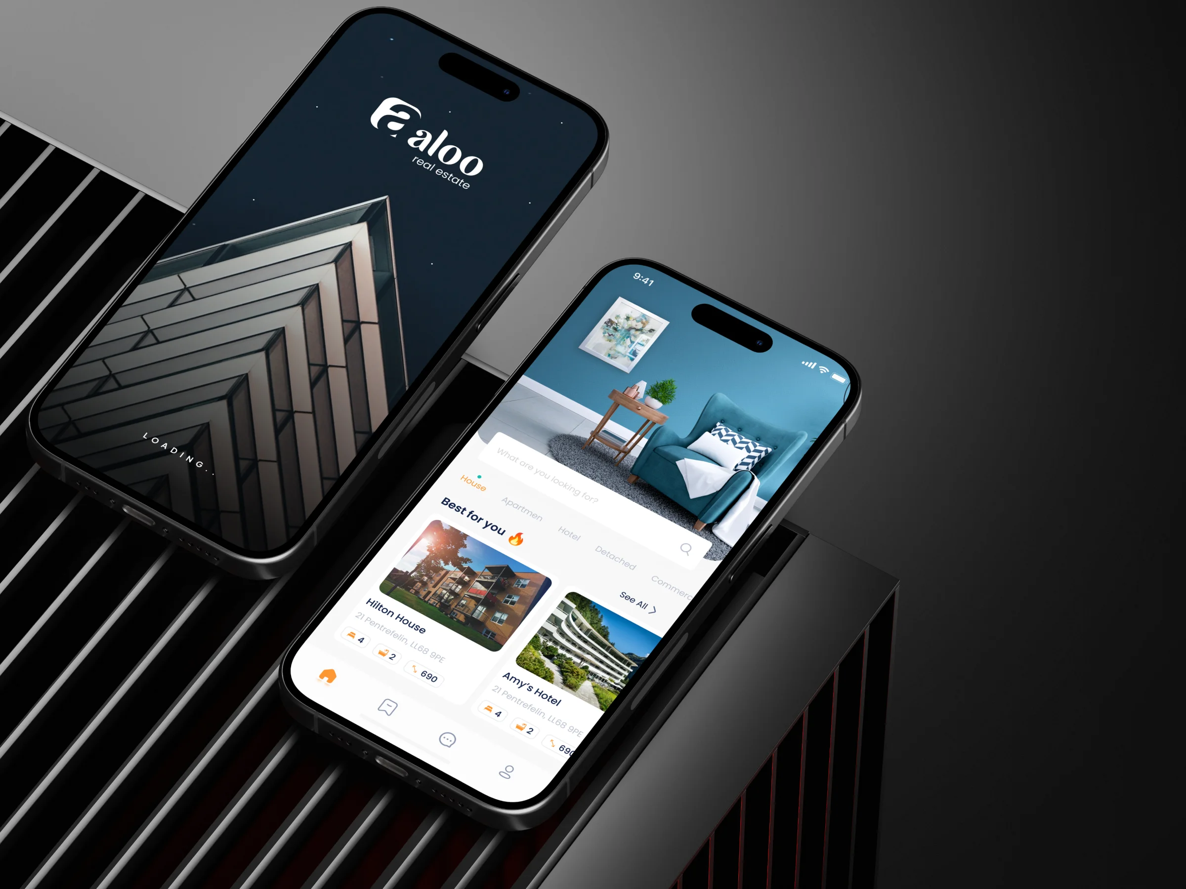 Aloo — Real Estate Mobile App Design