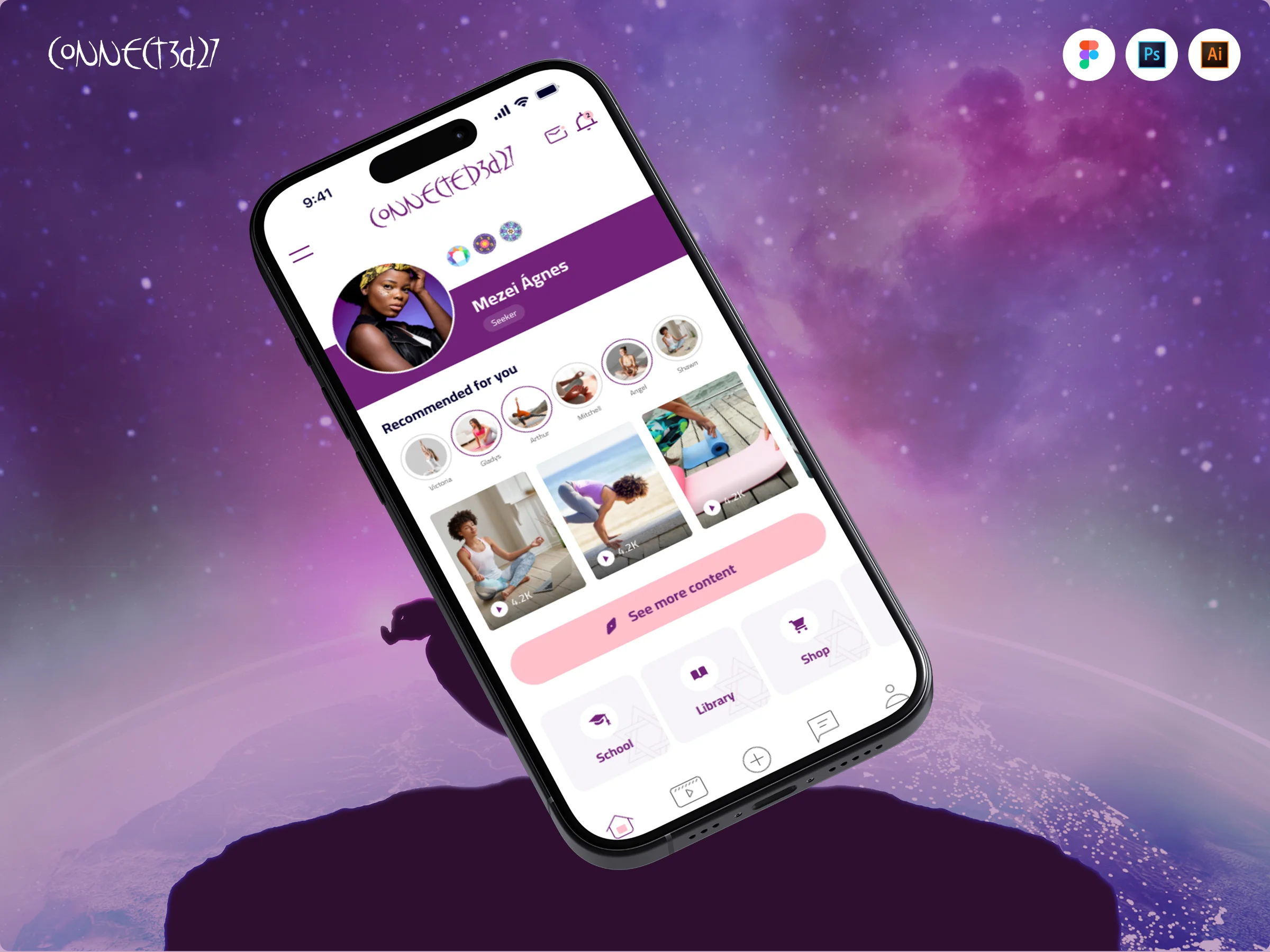 CONNECTED3d27 – Social Media & Dating App