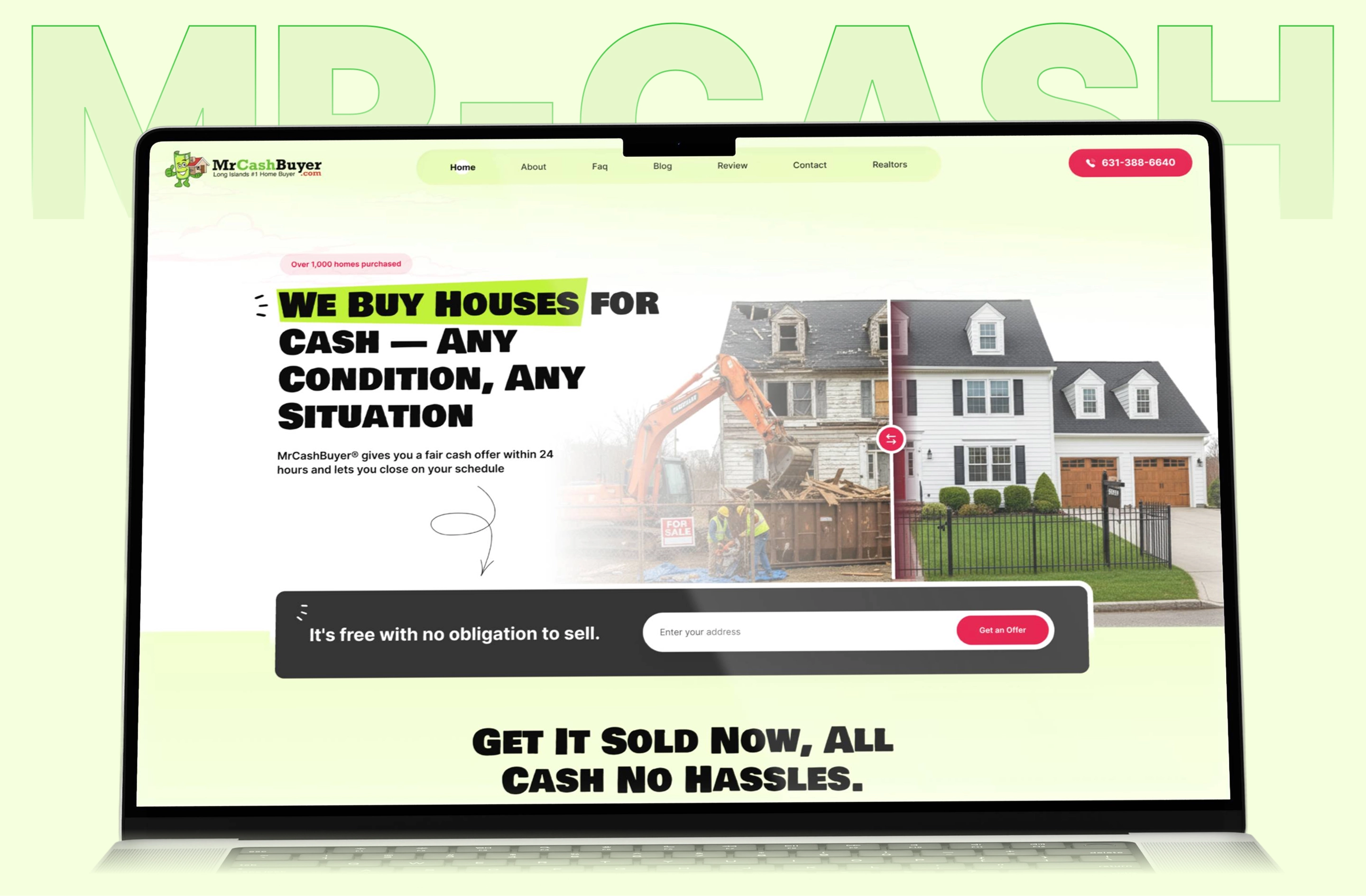 Mr. Cash Buyer | Real Estate Home Buying Platform UI/UX Design