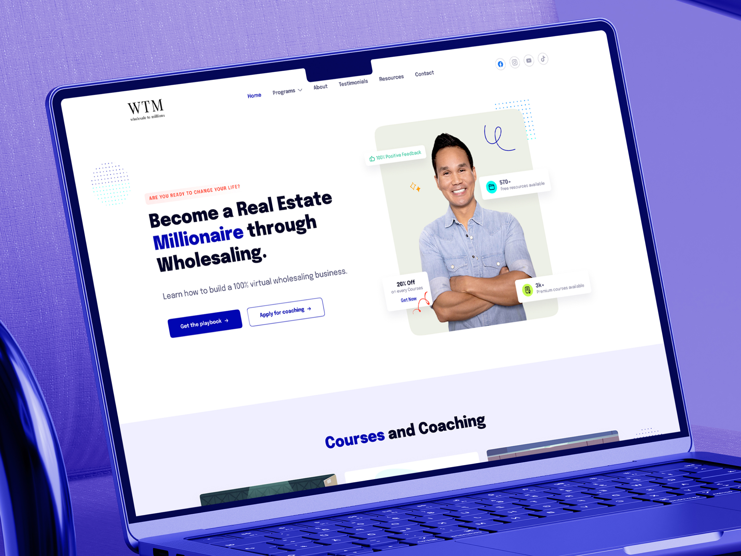 Wholesale to Millions | Real Estate Wholesaling Mentorship Platform