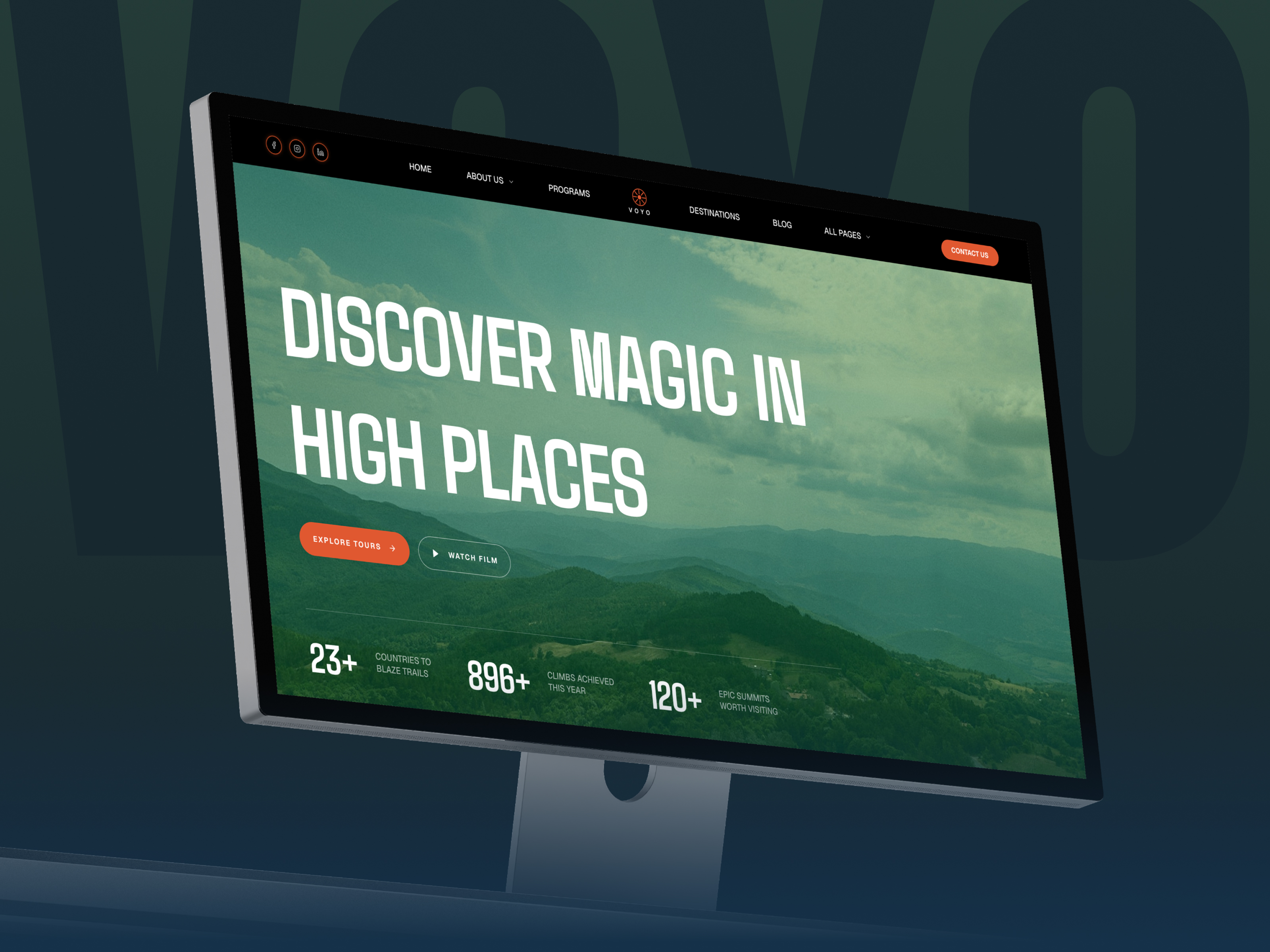 Voyo Adventure Travel Platform – UI/UX Design