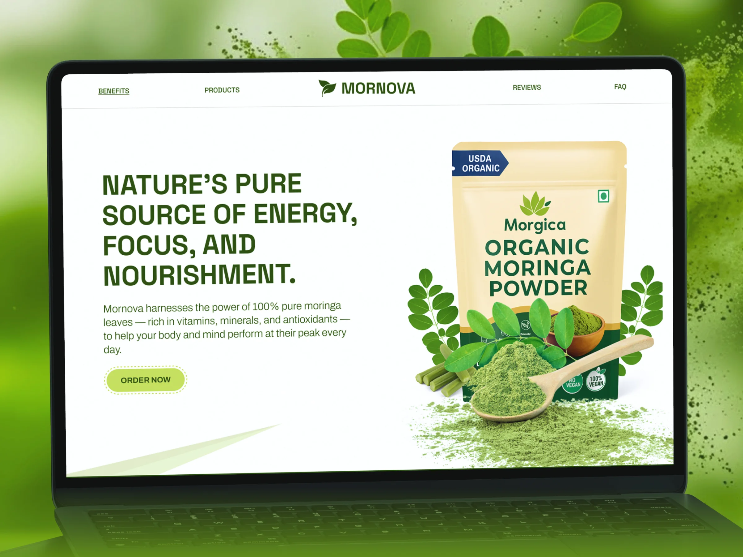 MORNOVA – Product Sales Funnel Template
